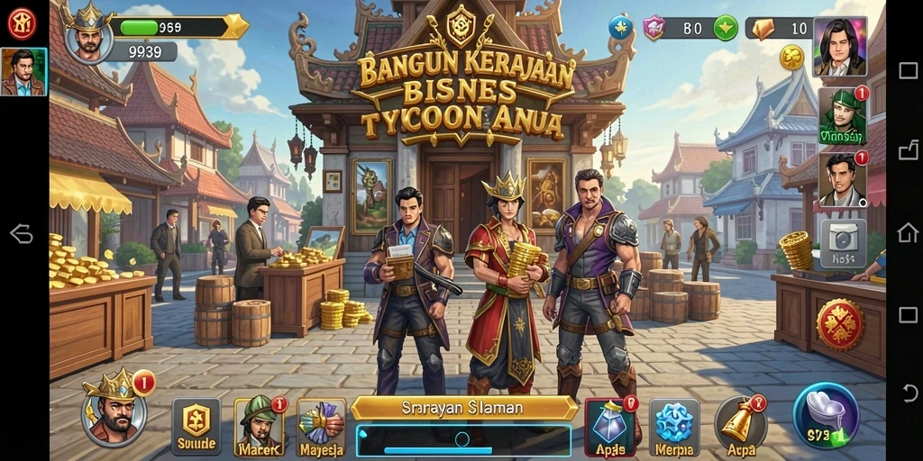 Tampilan gameplay Tycoon yang menarik di 9939.