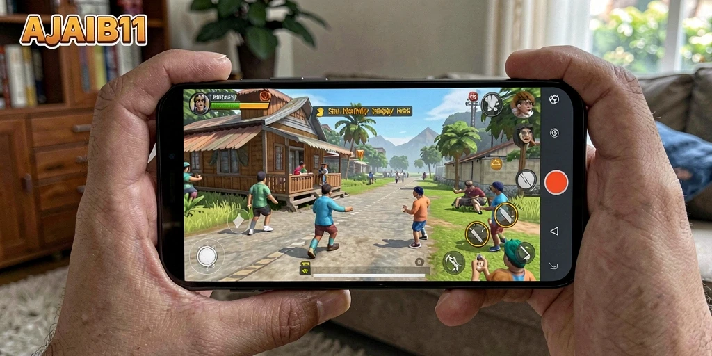 Screenshot menampilkan gameplay AJAIB11 yang menarik dan imersif.
