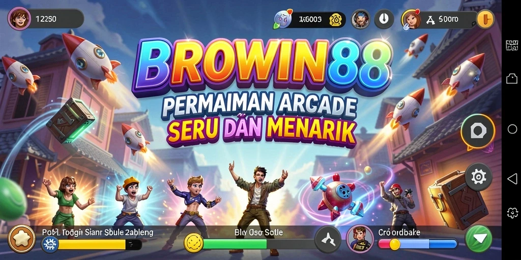 Screenshot gameplay BROWIN88 menampilkan aksi seru dari permainan Arcade.