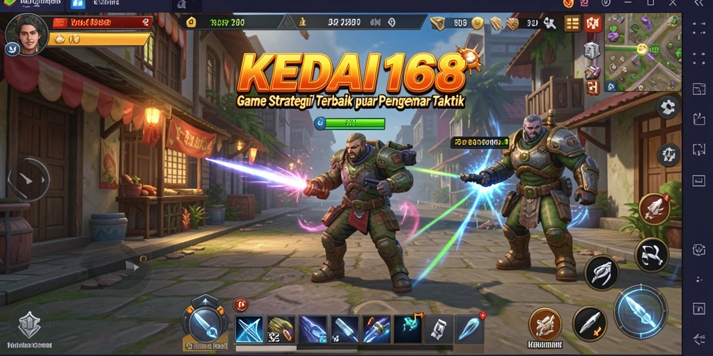 Tampilan gameplay KEDAI168 yang seru dengan berbagai strategi dan taktik.