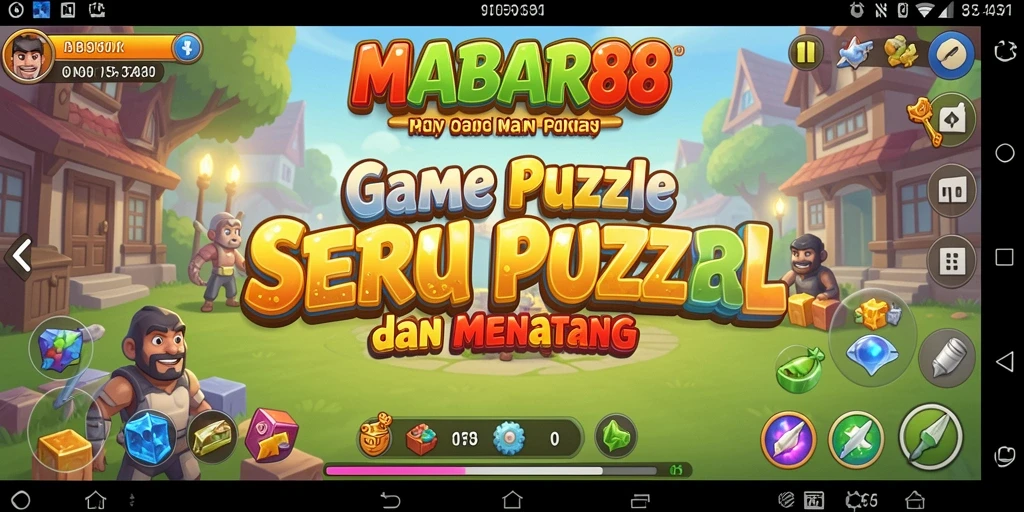Tampilan gameplay seru dari MABAR88 yang menantang otak.