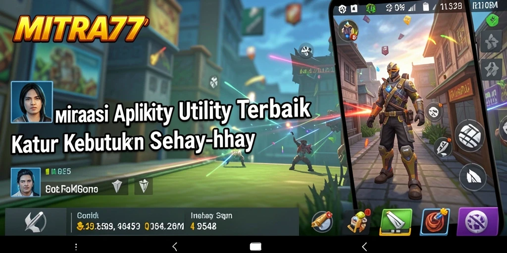 Tampilan aplikasi MITRA77 dengan antarmuka yang user-friendly.