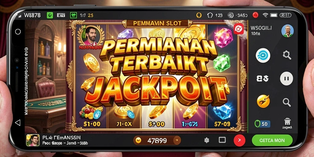 Tampilan gameplay WE878 dengan mesin slot yang menarik.